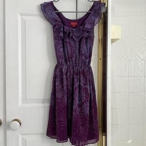 ELLE Women's Purple Dress